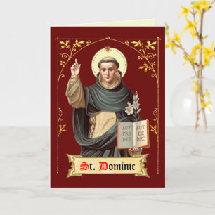 St. Dominic Preaching (BEN 002) Blank Hälsning Kort