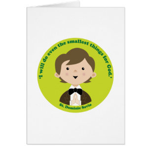 St. Dominic Savio Hälsningskort