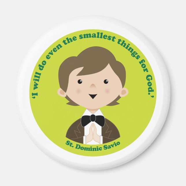 St. Dominic Savio Magnet (Framsidan)