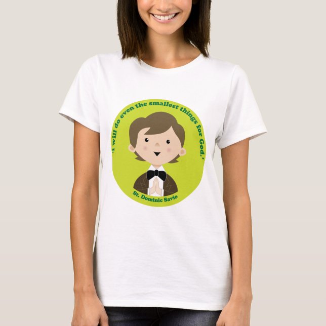 St. Dominic Savio Tee Shirt (Framsida)