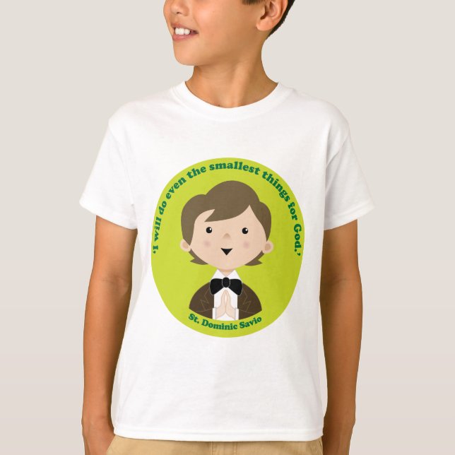 St. Dominic Savio Tee Shirt (Framsida)