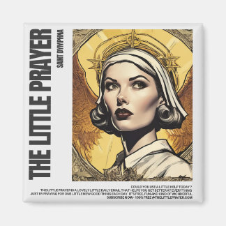 St. Dymphna Little Prayer Fridge Magnet