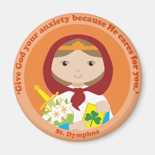 St. Dymphna Magnet (Framsidan)