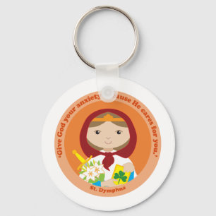 St. Dymphna Nyckelring