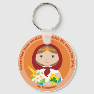 St. Dymphna Nyckelring