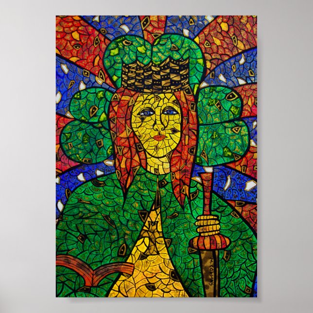 St. Dymphna Poster (Framsidan)