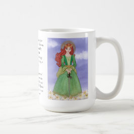 St. Dymphna Watercolor Prayer Tea Kaffemugg