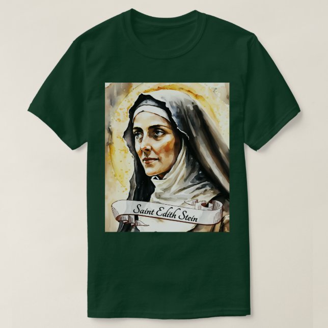 St Edith Stein Catholic Church Saints Religiösa Gi T Shirt (Design framsida)