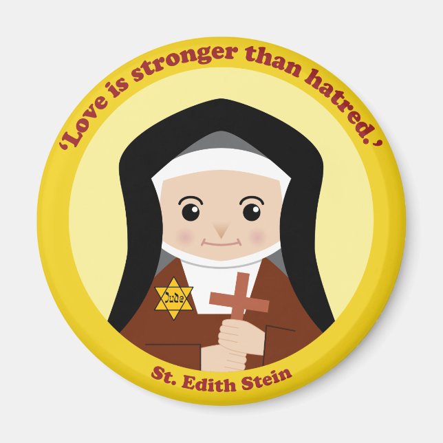 St. Edith Stein Magnet (Framsidan)