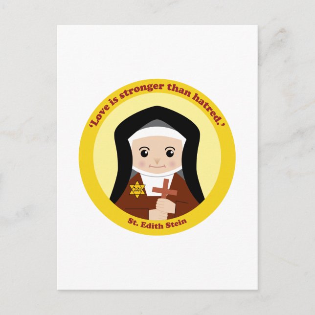 St. Edith Stein Vykort (Framsida)