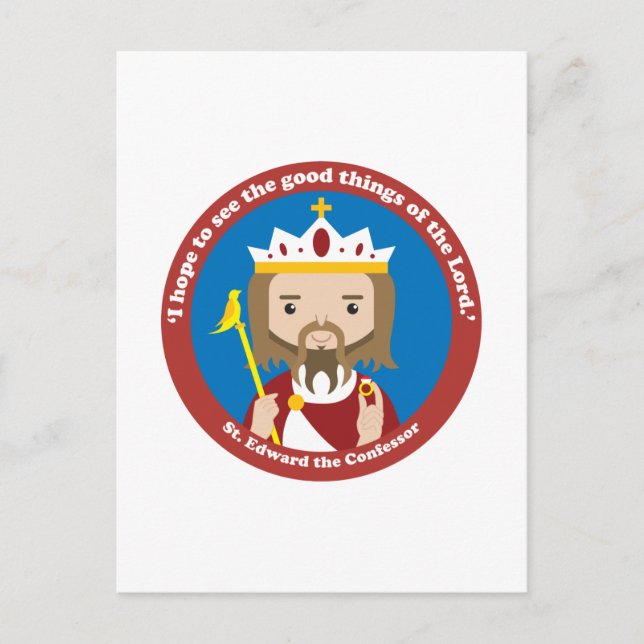 St. Edward the Confessor Vykort (Framsida)