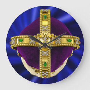 St Edwards Krona med Päls Stor Klocka