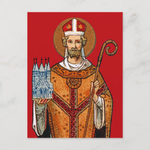 St. Eleutherius of Tournai (Detail; DG 01) Postcar Vykort