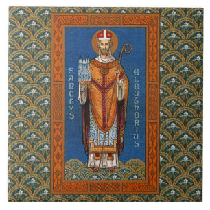 St. Eleutherius of Tournai (GD 01) Kakelplatta