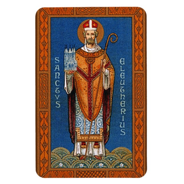 St. Eleutherius of Tournai (GD 01) Magnet (Vertikal)