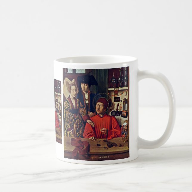 St. Eligius i hans guldsmedseminarium, vid Christu Kaffemugg (Höger)