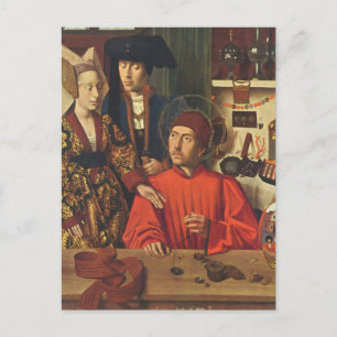St Eligius som en guldsmedvykort Vykort