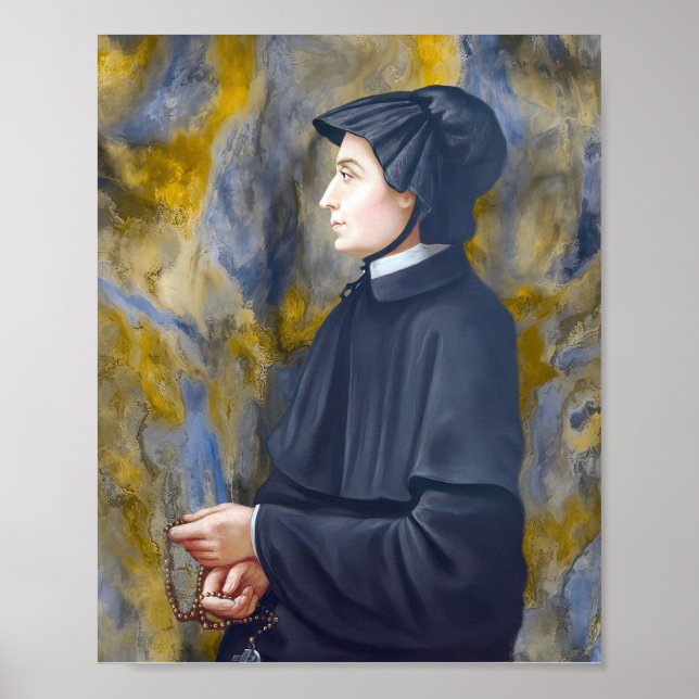 St Elizabeth Ann Seton Catholic Saint Poster (Framsidan)