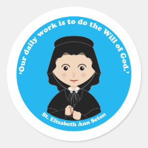 St. Elizabeth Ann Seton Runt Klistermärke