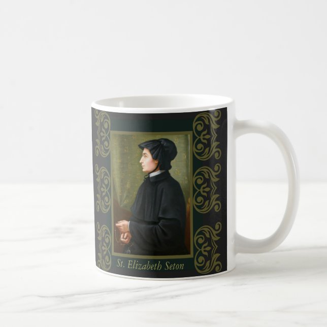 St. Elizabeth Ann Seton Sister Rosary Charity Kaffemugg (Höger)