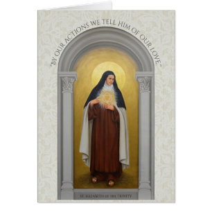 St. Elizabeth av den Carmelite nunnan för Trinity OBS Kort