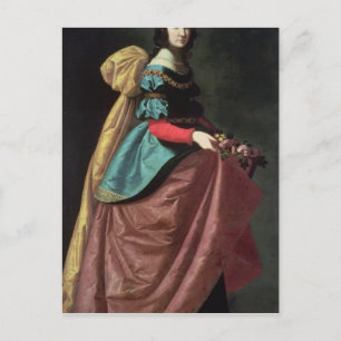 St. Elizabeth av Portugal 1640 Vykort