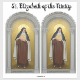 St. Elizabeth av trinityen, Carmelite Sanktt Klistermärken