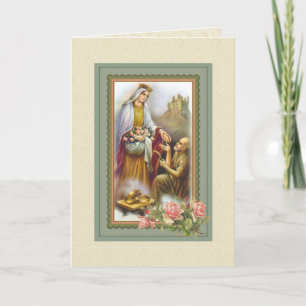 St. Elizabeth från Ungerns katolska Prayer Kort