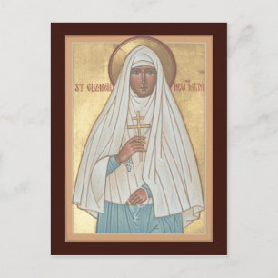St. Elizabeth, New Martyr Prayer Card Vykort