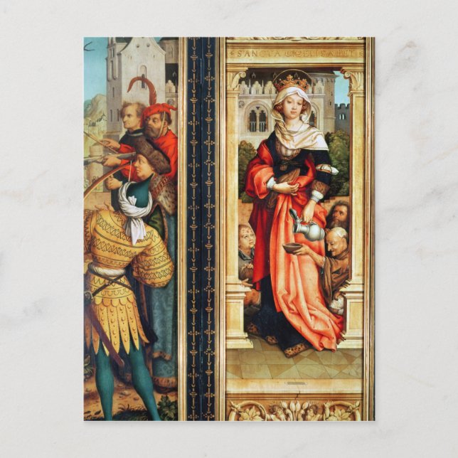 St. Elizabeth of Hungary Vykort (Framsida)