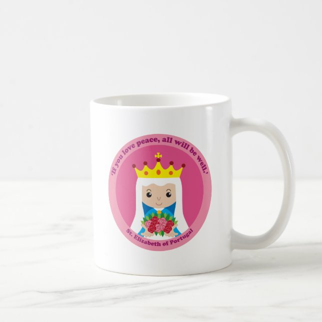 St. Elizabeth of Portugal Kaffemugg (Höger)