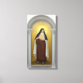 St. Elizabeth of the Trinity Catholique Carmelite Canvastryck