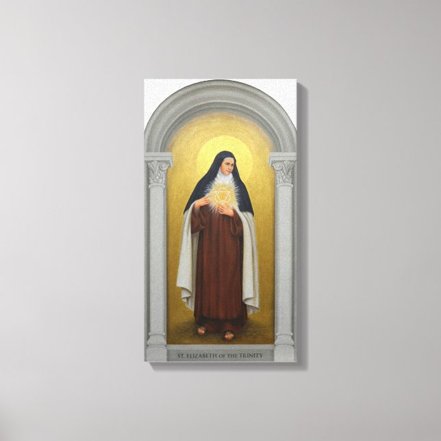 St. Elizabeth of the Trinity Catholique Carmelite Canvastryck (Framsida)