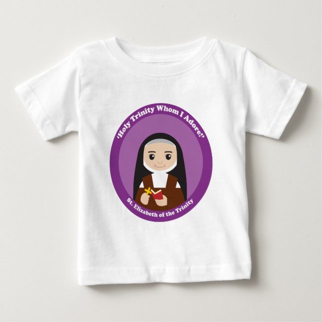 St. Elizabeth of the Trinity T Shirt (Framsida)