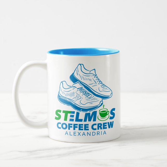 St. Elmo's Coffee Crew Två-Tonad Mugg (Vänster)