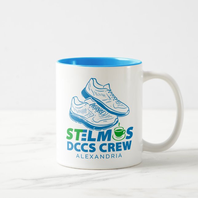 St. Elmo's DCCS Löpgrupp Alexandria Två-Tonad Mugg (Höger)