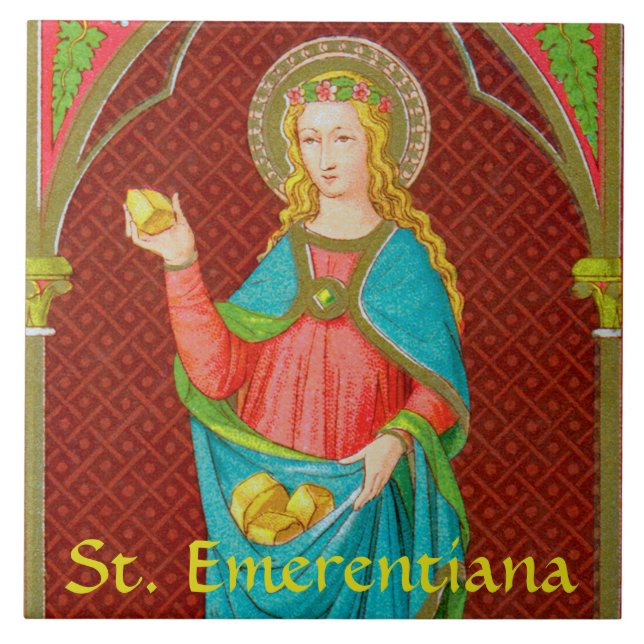 St. Emerentiana of Rom (SAU 36) Kakelplatta (Framsidan)