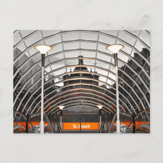 St Enchs Tunnelbanan Station, Glasgow, Skottland. Vykort