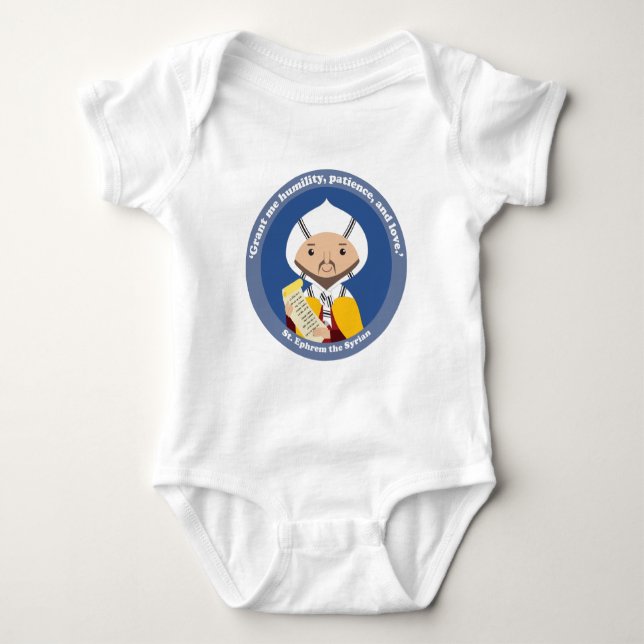 St. Ephrem i Syrien T Shirt (Framsida)