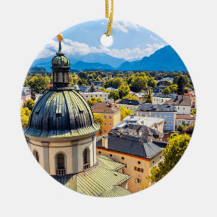 St Erhard Church, Salzburg, Österrike Julgransprydnad Keramik
