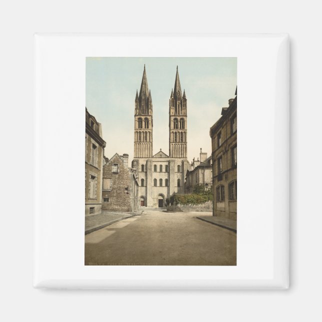 St Etienne Church, Caen, Frankrike Magnet (Framsidan)