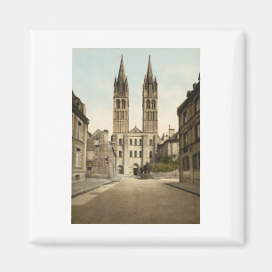 St Etienne kyrka, Caen, frankrike Magnet