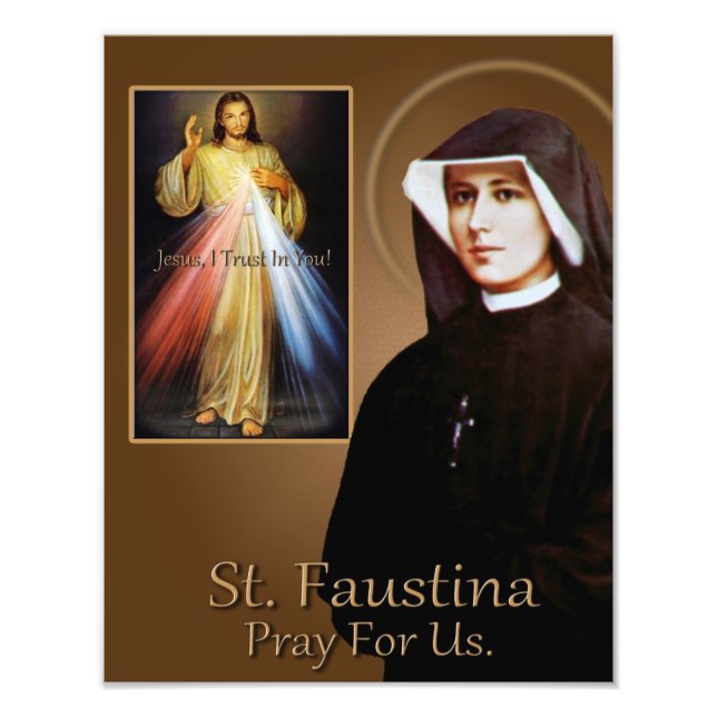 ST FAUSTINA FOTOTRYCK (Framsidan)