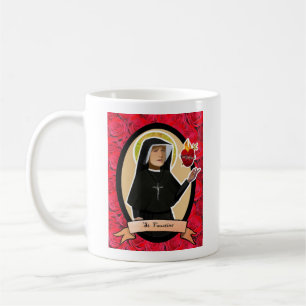 St. Faustina Jesus litar på jag i dig Kaffemugg