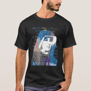 St Faustina Kowalska Underbar Kärlek katolsk offer T Shirt