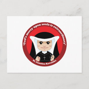 St. Faustina Kowalska Vykort