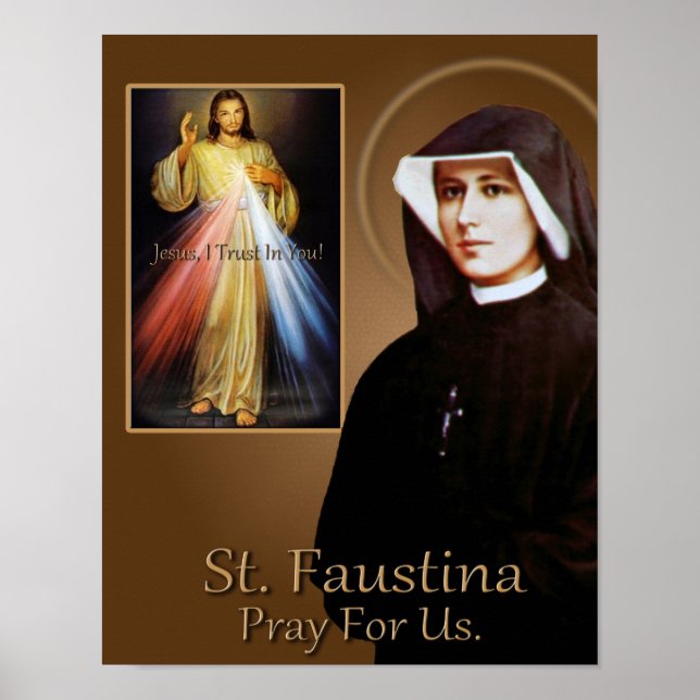 ST FAUSTINA POSTER (Framsidan)