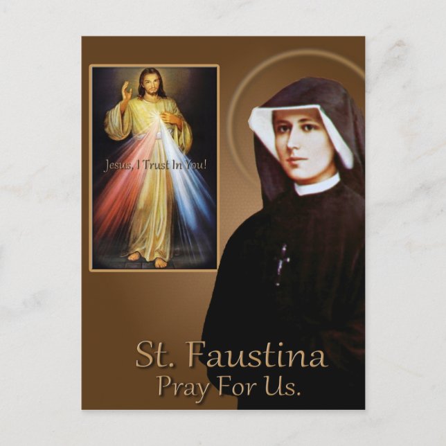 ST FAUSTINA VYKORT (Framsida)
