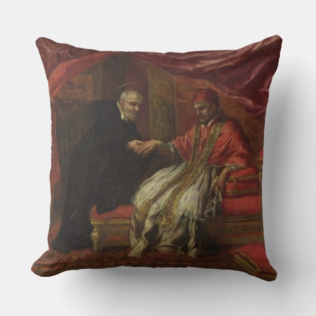 St. Filippo Neri botar påve Clemente VIII Kudde (Framsida)