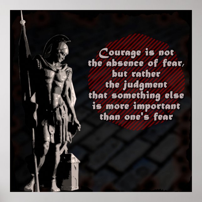 St. Florian Courage Firefighter Poster (Framsidan)